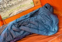 Sierra Designs Night Cap 20 -Mountain Hardwear Shop laid out folded over